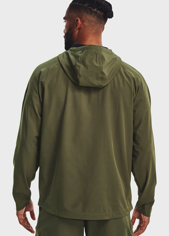 Оливковая демисезонная ветровка Under Armour