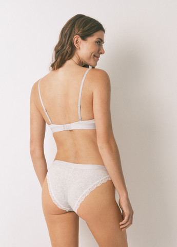 Сірий корбей бюстгальтер Women'secret з кісточками бавовна