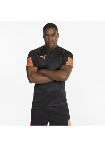 Черная демисезонная футболка individualfinal men's football jersey Puma