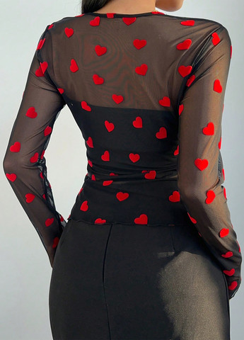 Чёрная блуза SHEIN