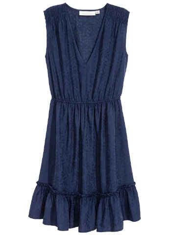 Синя кежуал сукня H&M