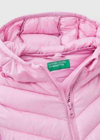 Рожева демісезонна куртка United Colors of Benetton