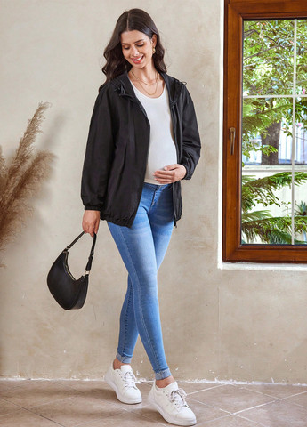 Ветровка для беременных SHEIN (316469586}