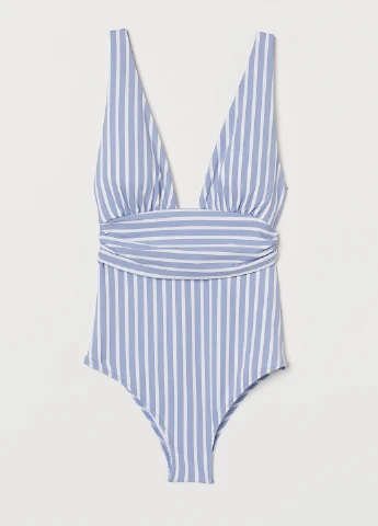 Блакитний літній купальник H&M