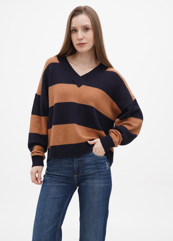 Комбинированный демисезонный пуловер пуловер Comma