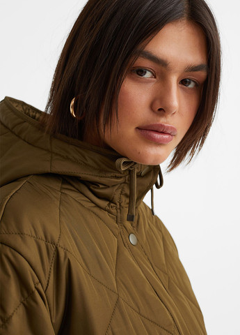 Оливкова (хакі) демісезонна куртка H&M