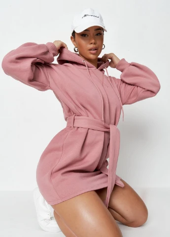 Рожева кежуал сукня Missguided однотонна