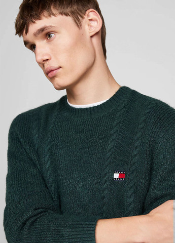Зеленый демисезонный джемпер джемпер Tommy Jeans