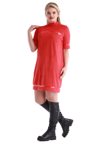 Червона кежуал сукня а-силует Alpama