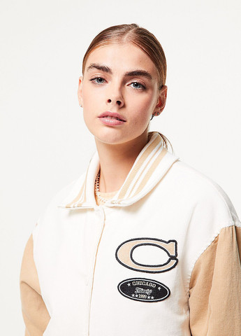 Комбинированная демисезонная куртка Jennyfer