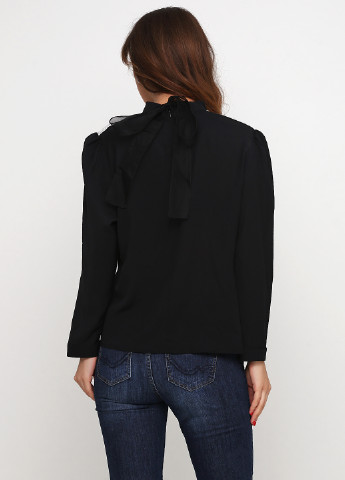 Черная демисезонная блуза BGN
