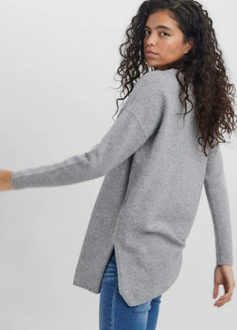 Світло-сірий демісезонний светр Vero Moda