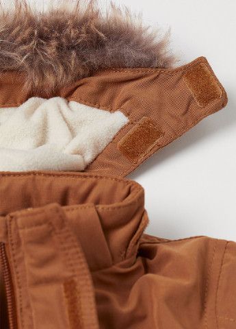 Светло-коричневая зимняя куртка H&M