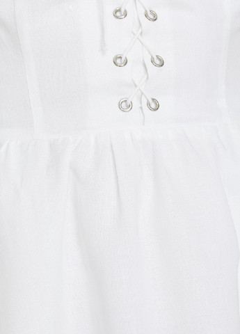 Білий кежуал сукня кльош KOTON однотонна