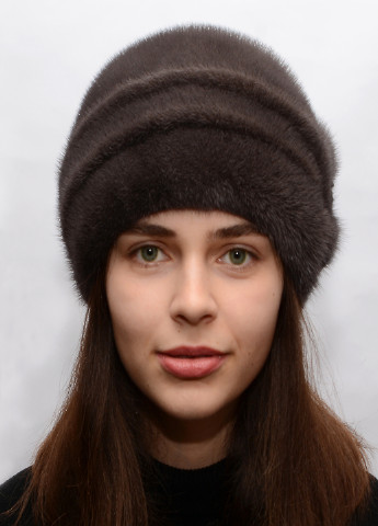Жіноча зимова норкова шапка Меховой Стиль шарик бусы (211665187)
