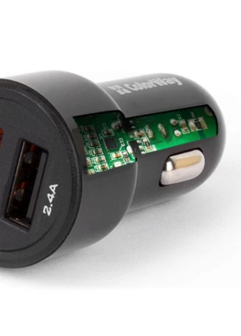 Зарядное устройство 2USB QC 3.0 + 2.4A black (CW-CHA008-BK) Colorway (216637177)