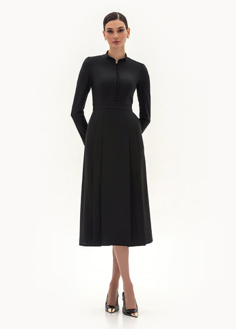Чорна кежуал сукня силуетна BGL однотонна