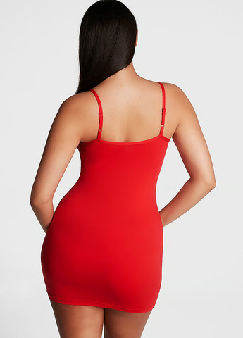 Красное домашнее платье силуэтная Victoria's Secret однотонное