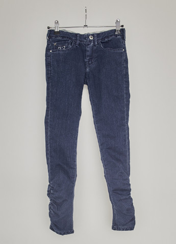 Темно-синие демисезонные зауженные джинсы Pepe Jeans