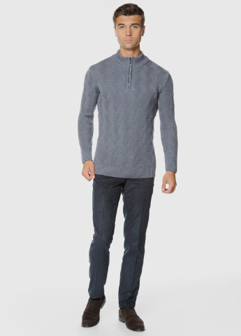 Серый демисезонный свитер мужской Arber Zipper-neck 7 N-MTR-08