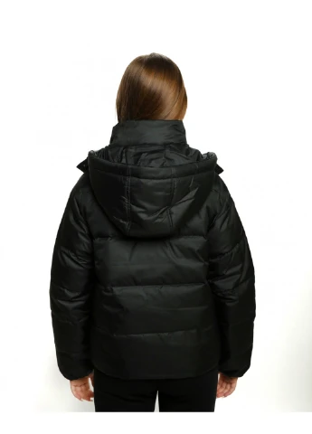 Черная зимняя куртка short down jacket entry level Converse