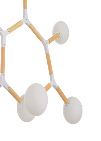 Потолочная люстра BR-01 606S/6 E27 Wood/WH Brille (242444964)