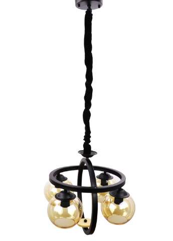 Люстра підвісна стельова в стилі LOFT (лофт) 12125/4 Чорний 45х47х47 см. Sunnysky (253630436)