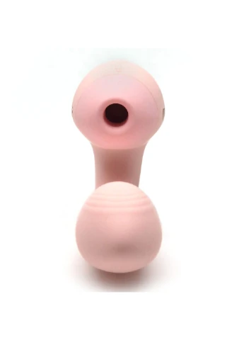 Вакуумний вібратор Tina Mini Light Pink, вагінально-кліторальний KisToy (254152079)