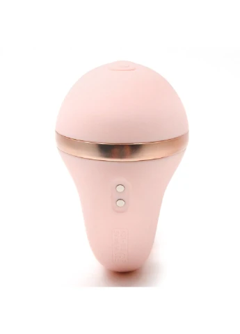 Вакуумний вібратор Tina Mini Light Pink, вагінально-кліторальний KisToy (254152079)