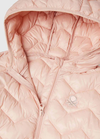 Светло-розовая демисезонная куртка United Colors of Benetton