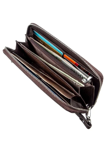 Жіночий шкіряний гаманець-клатч 9х18,5 см st leather (252131135)