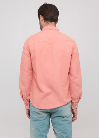 Розовая джинсовая рубашка однотонная Ralph Lauren