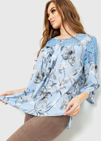 Блакитна літня блуза Ager