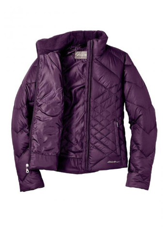 Фиолетовая зимняя куртка Eddie Bauer