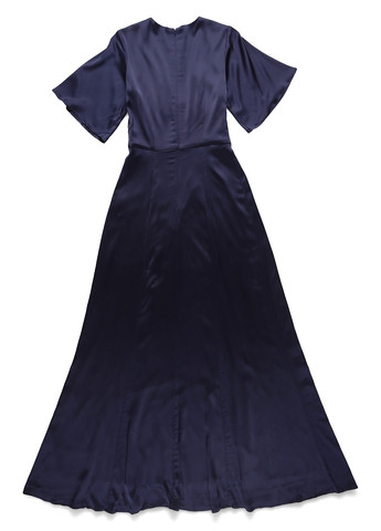 Темно-синя кежуал сукня кльош Ivy & Oak однотонна
