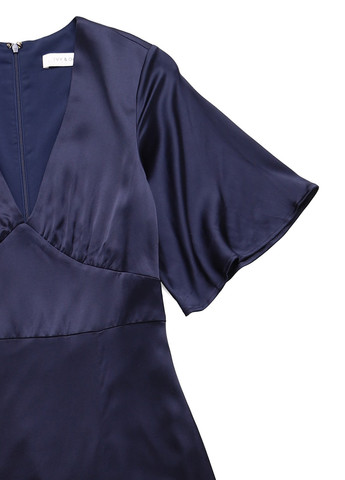 Темно-синя кежуал сукня кльош Ivy & Oak однотонна