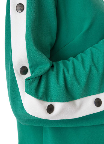 Зеленое кэжуал платье Miss Miss однотонное