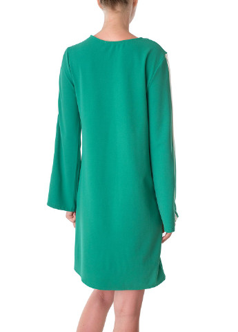 Зеленое кэжуал платье Miss Miss однотонное