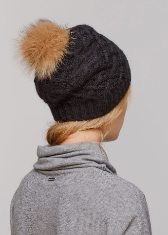 Зимняя теплая женская шапка на флисовой подкладке 550667 Merlini (249643063)