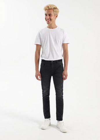 Графитовые демисезонные скинни джинсы House