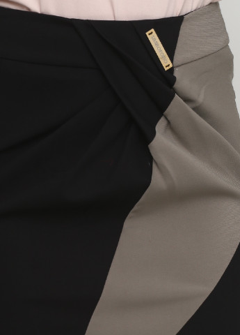 Черная кэжуал однотонная юбка Sassofono карандаш