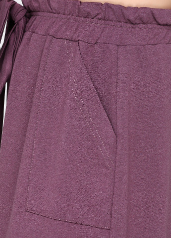 Сиреневая кэжуал меланж юбка Sasha Ferrano а-силуэта (трапеция)