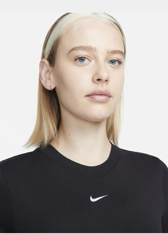 Топ FB2873-010 Nike Sportswear Essential Slim-Fit Crop T-Shirt (321302708)
