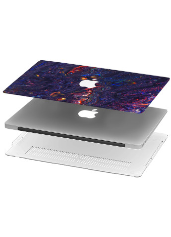 Чохол пластиковий для Apple MacBook Air 11 A1465 / A1370 Темно-фіолетовий глиттер (6349-2384) MobiPrint (218861843)