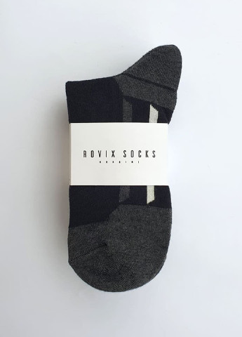 Набір теплих шкарпеток 3 пари, Чорно-сірі, класичні, 43-45 MW3BG79CLN Rovix класична довжина (255920379)