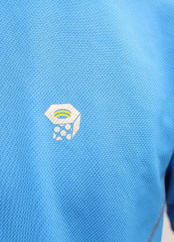 Голубая футболка мужская hard wear Mountain Hardwear