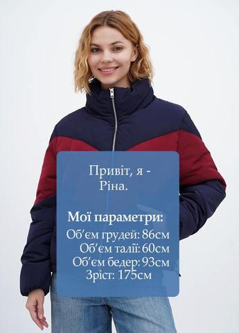 Темно-синяя демисезонная куртка H&M