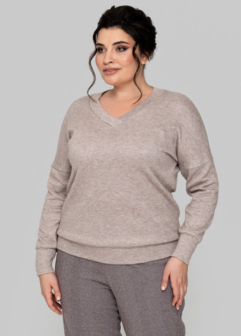 Сіро-бежевий демісезонний пуловер пуловер A'll Posa