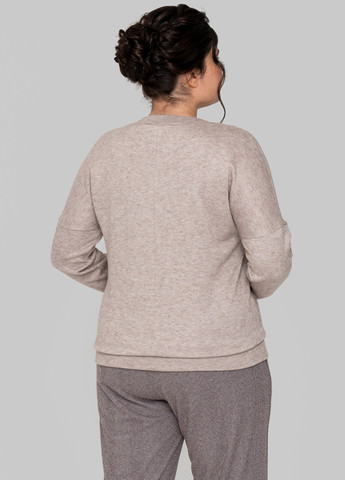 Сіро-бежевий демісезонний пуловер пуловер A'll Posa