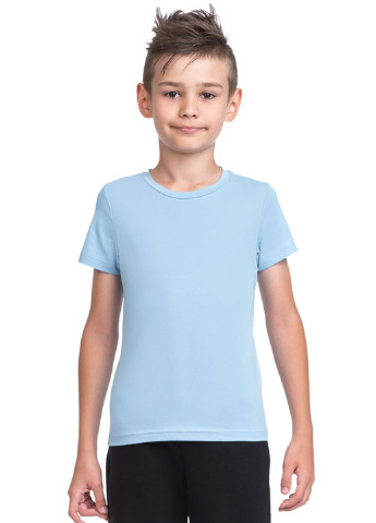 Голубая летняя футболка Promin